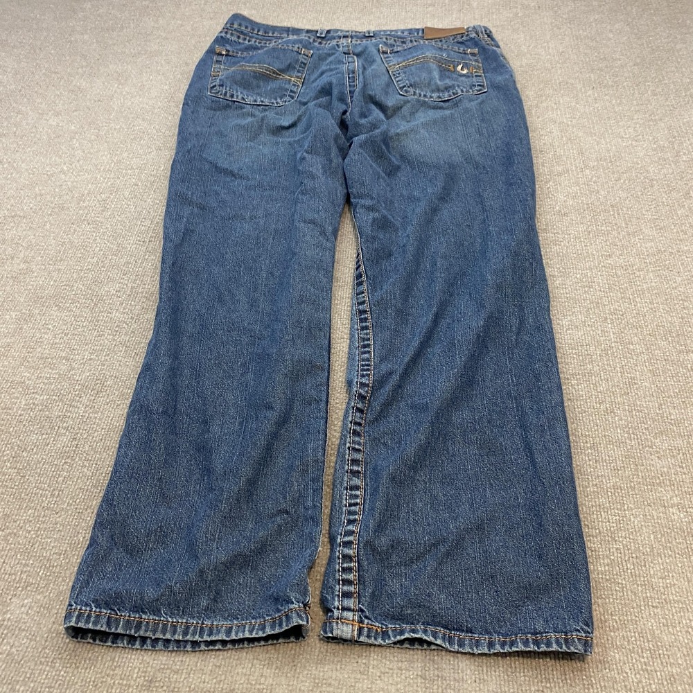 LAPCO FR Protect 350 Jeans Mens 38x32 Med Wash Relaxed Straight Denim P-INDM10